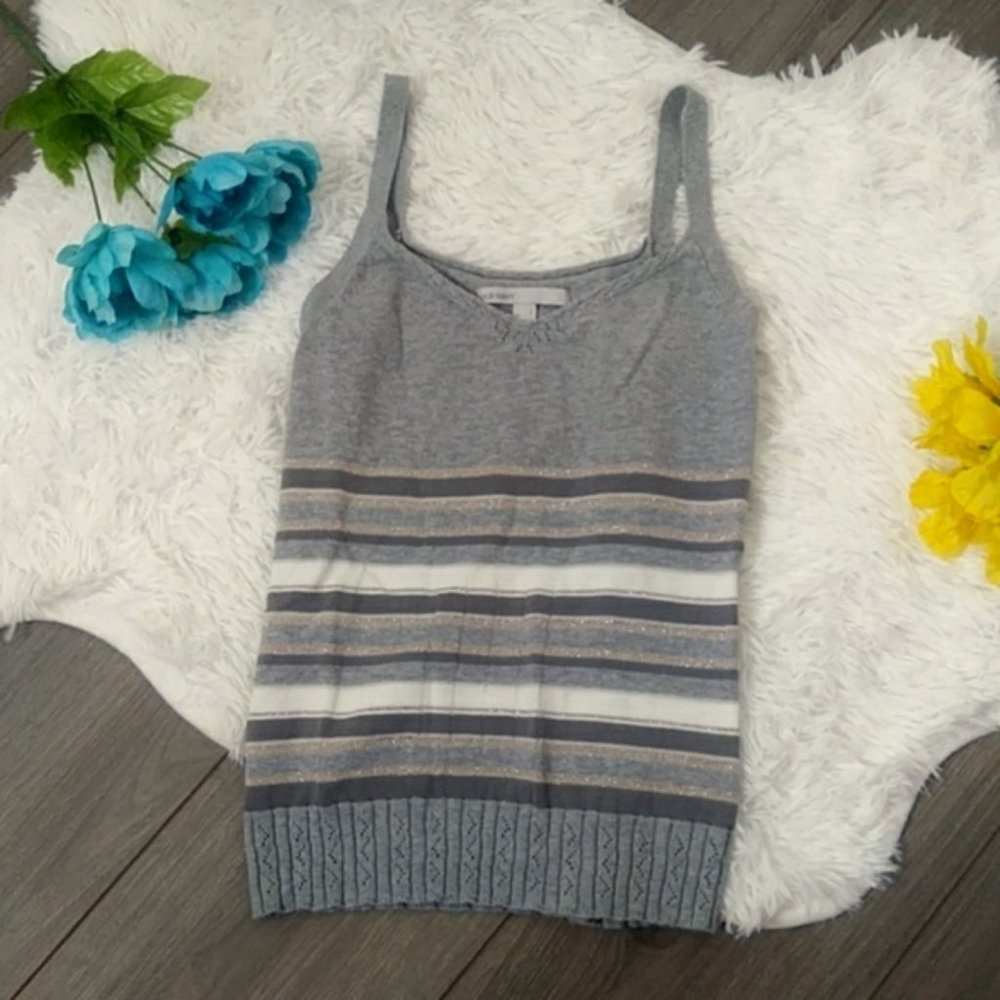 2/$24 Old Navy Gray Sweater Tank Top